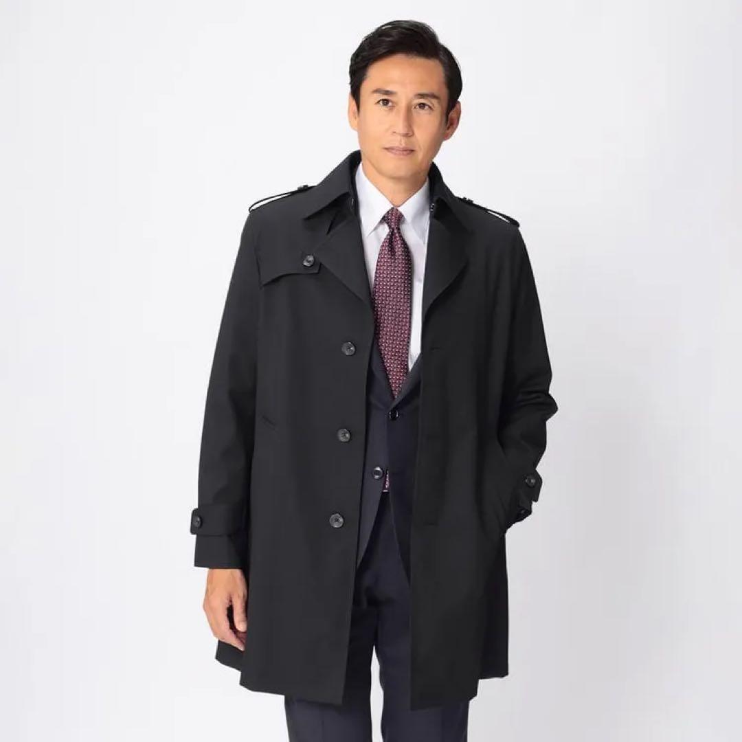 新品未使用タグ付き　AOKIトレンチコート LES MUES スリム　Sサイズ