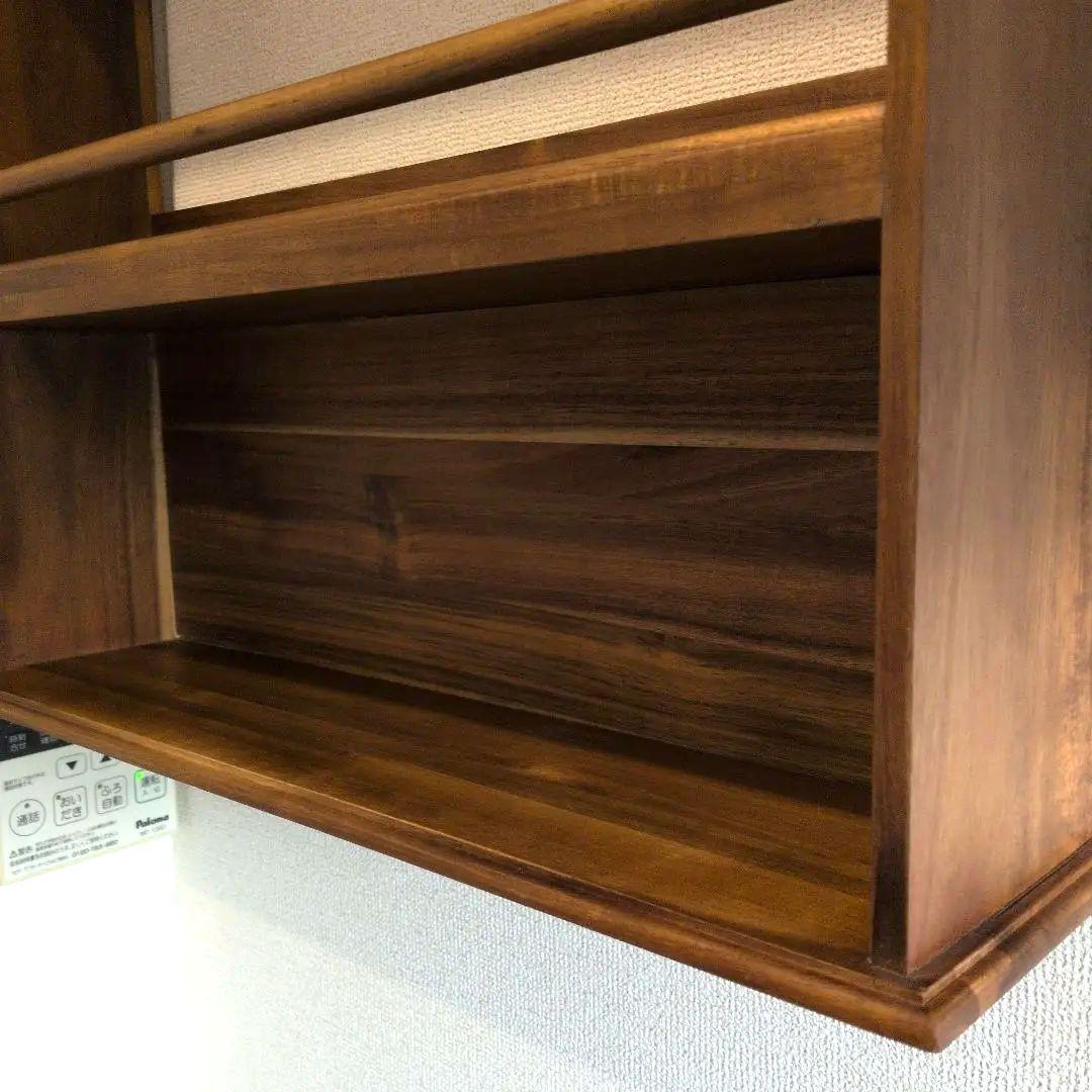 ZARA 壁掛けラック アカシア材 ウッドシェルフ／スパイスラック