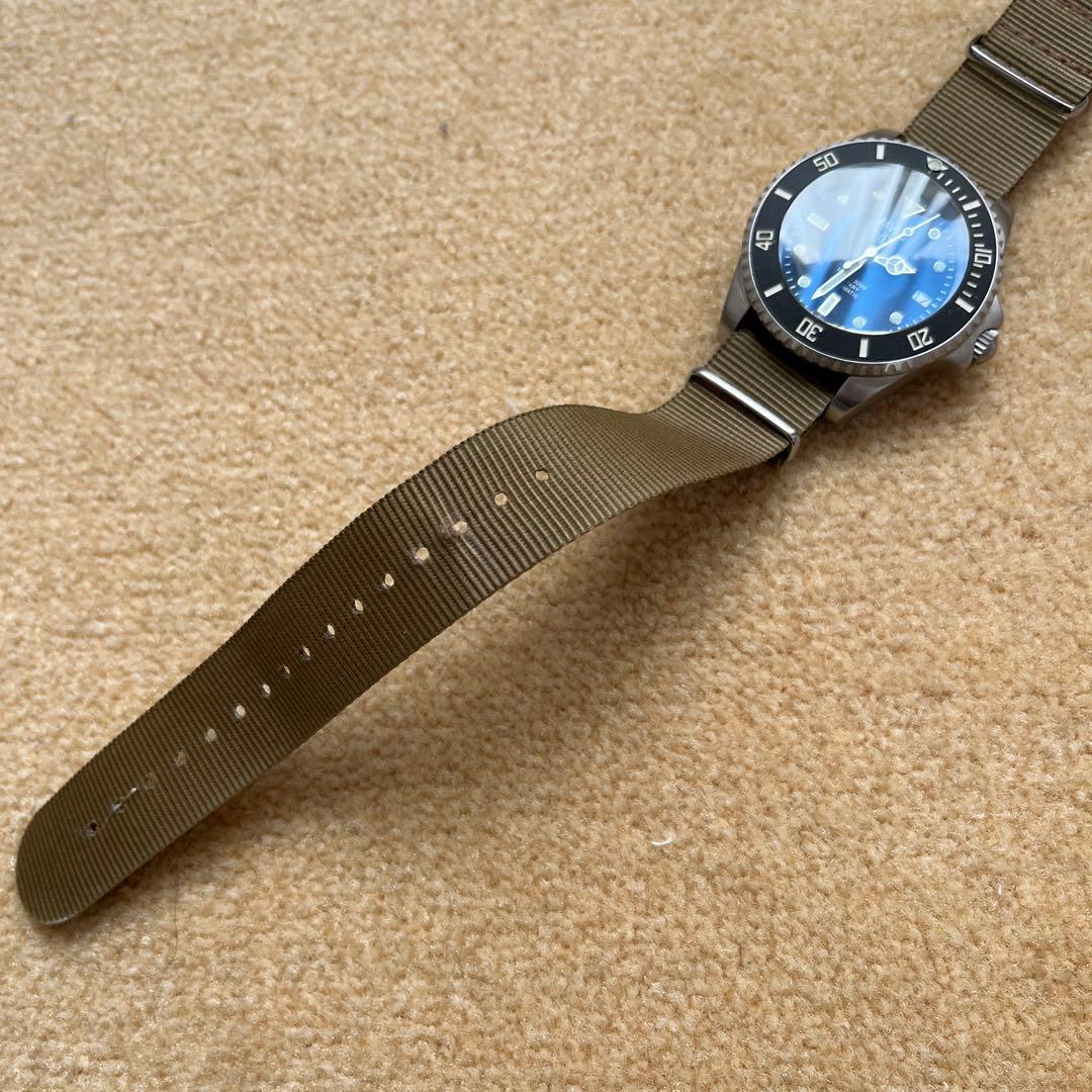 z*k様 美品 MWC ステンレス Steel クオーツ ミリタリーダイバーズウ