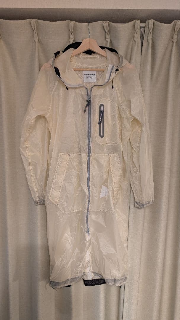 and wander アンドワンダー　fly rain long coat
