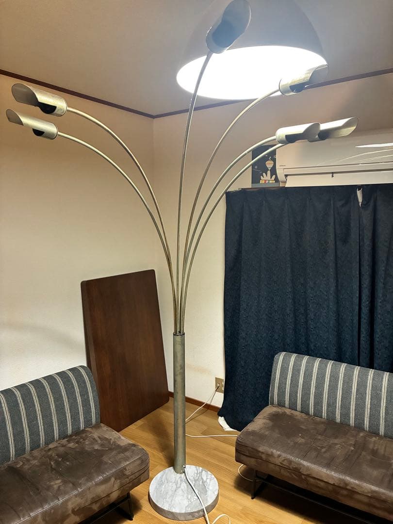 ヴィンテージ80’sフロアスタンド 6アーム