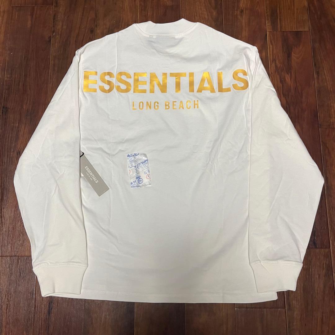 fog essentials長袖Long BeachロンT白ホワイトロゴ入手困難