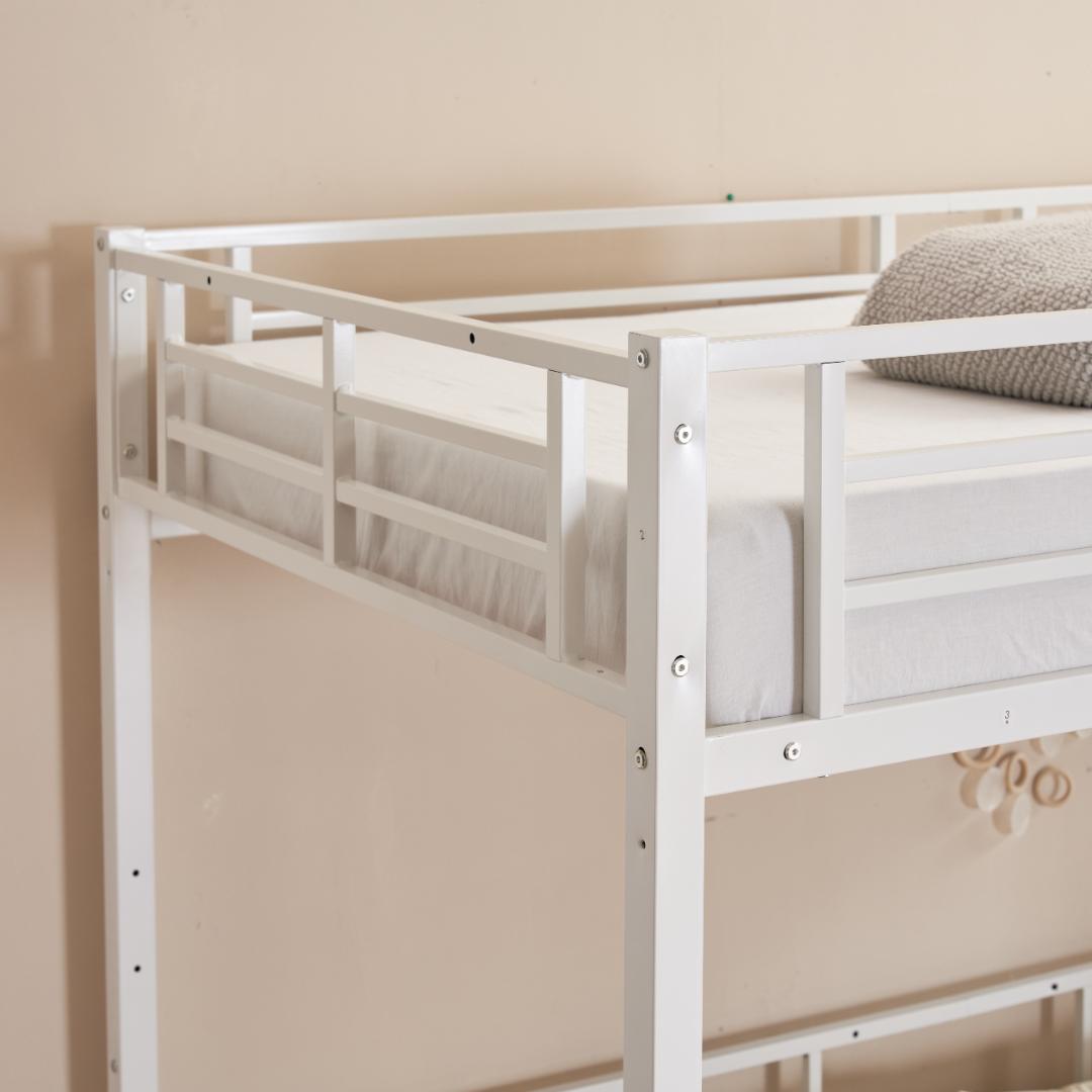 システムベット ロフトベッド コンセント付き デスク付きデスク移動でき二段ベッド