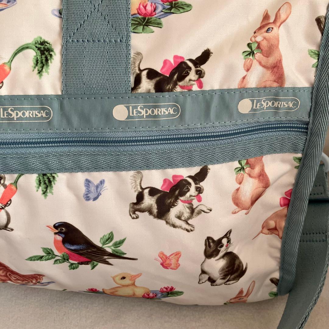 【美品】レスポートサック 35周年記念 日本限定 ストーリーブック柄 ボストン