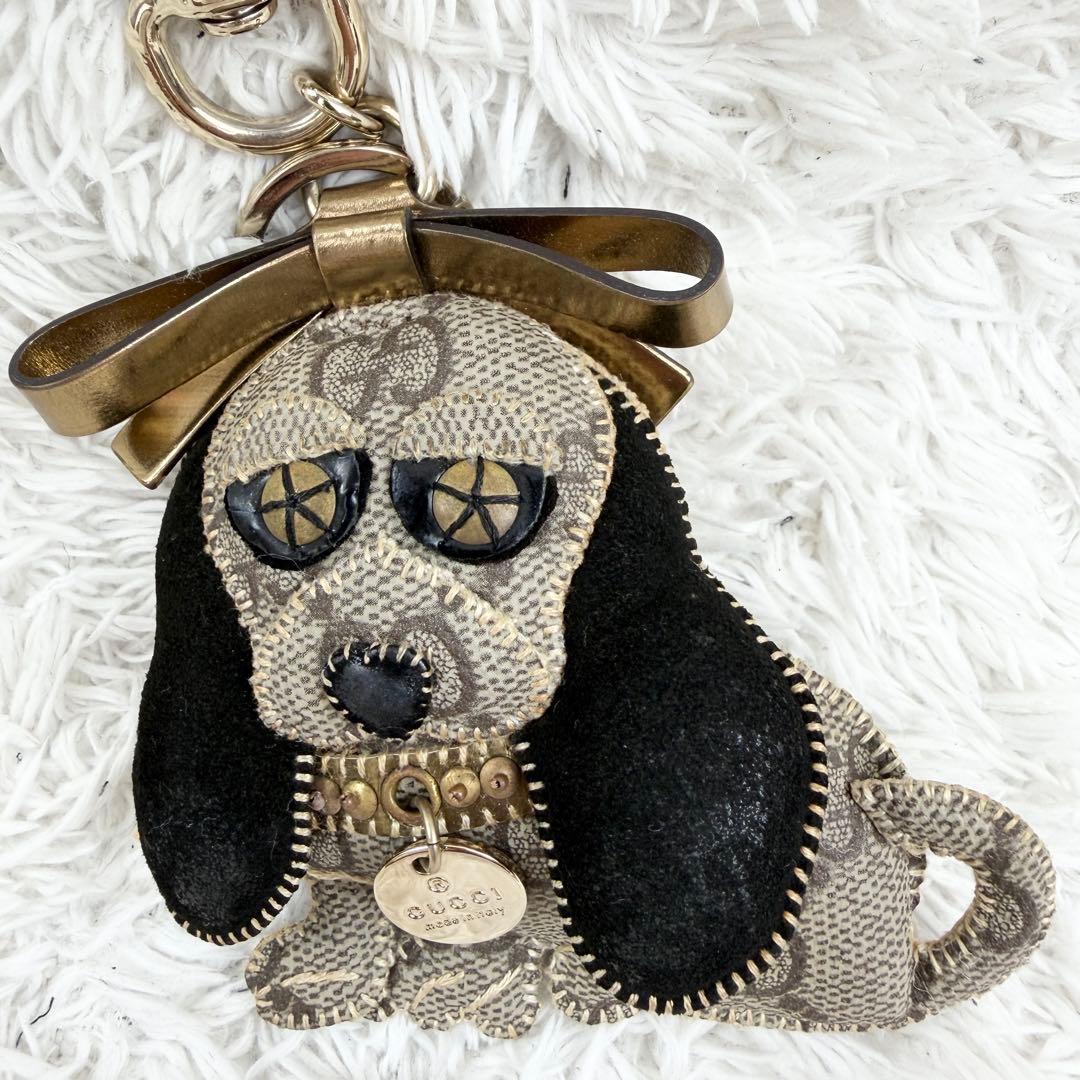 ✨極美品✨ グッチ グッチョリ ビークルサム GG柄 キーリング キーホルダー