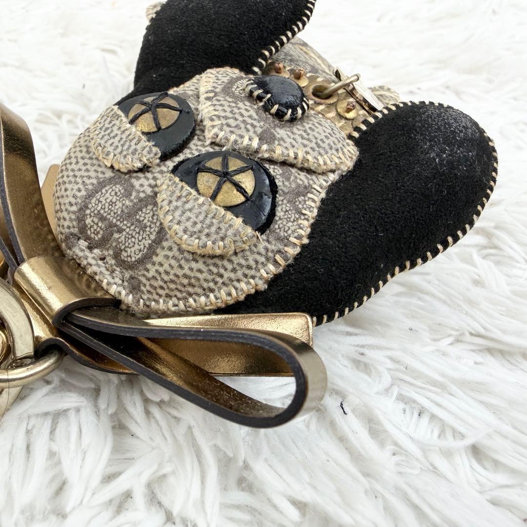 ✨極美品✨ グッチ グッチョリ ビークルサム GG柄 キーリング キーホルダー