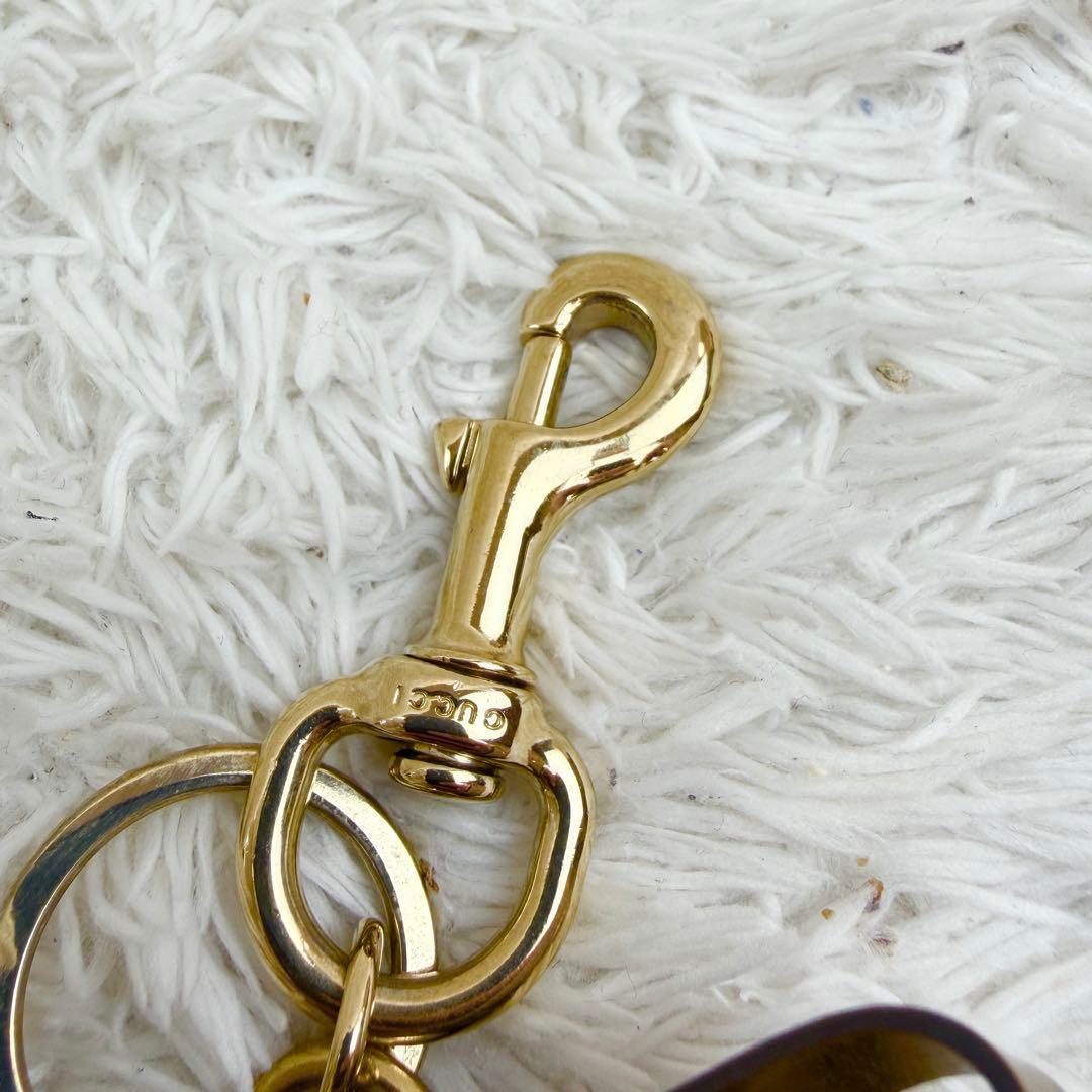 ✨極美品✨ グッチ グッチョリ ビークルサム GG柄 キーリング キーホルダー