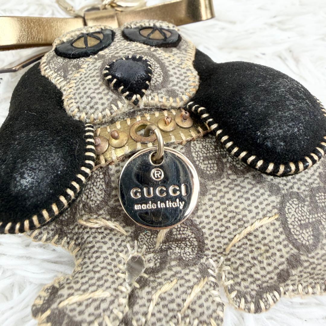 ✨極美品✨ グッチ グッチョリ ビークルサム GG柄 キーリング キーホルダー