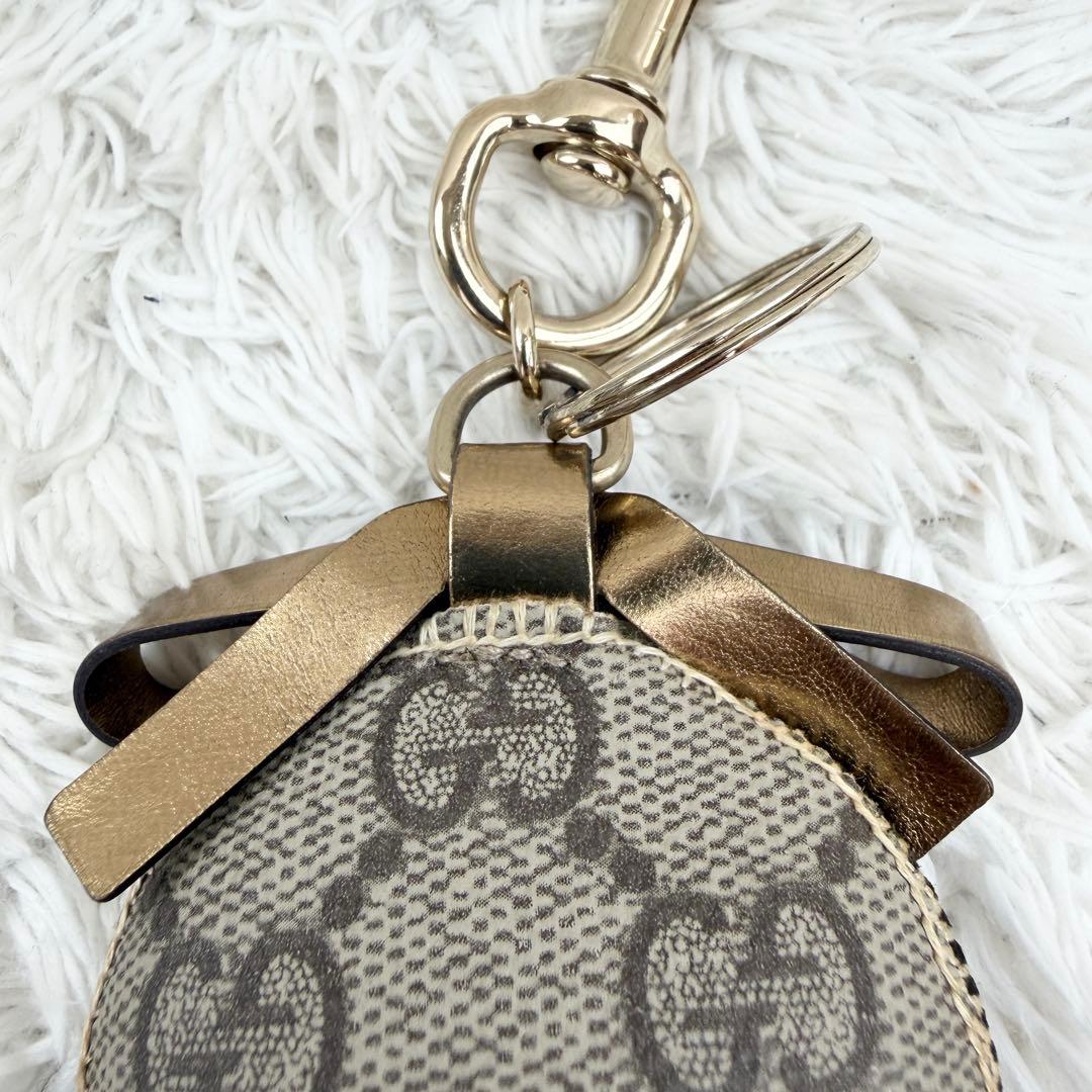 ✨極美品✨ グッチ グッチョリ ビークルサム GG柄 キーリング キーホルダー