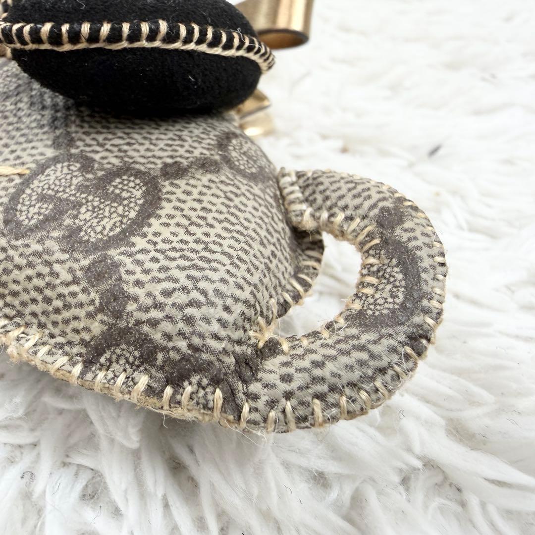 ✨極美品✨ グッチ グッチョリ ビークルサム GG柄 キーリング キーホルダー