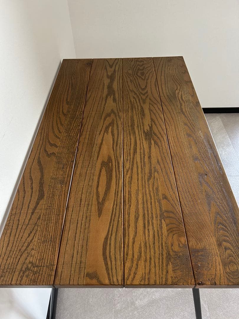 ジャーナルスタンダードファニチャー　天然木×鉄　SENSダイニングテーブルＳ