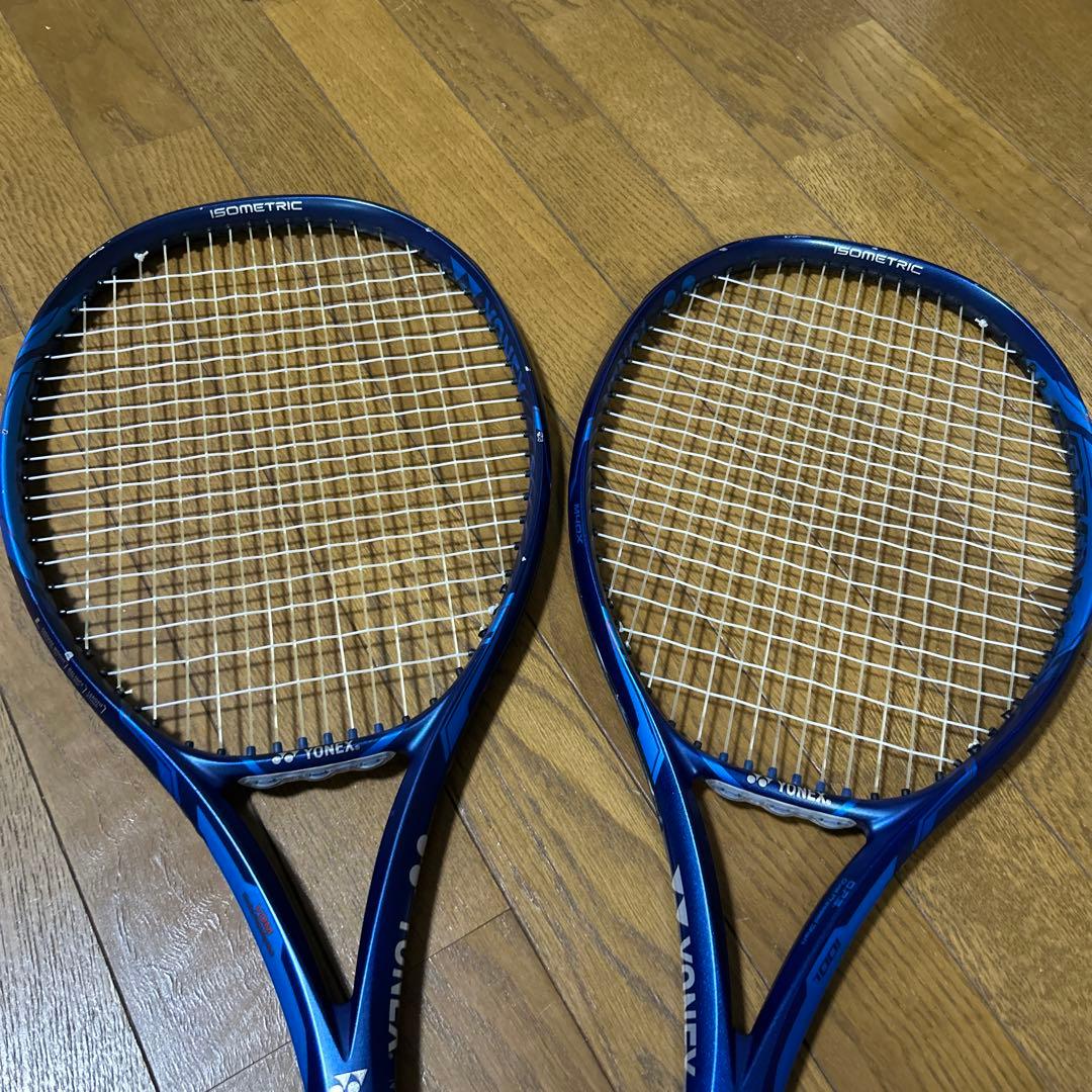 ヨネックス硬式テニスラケット　2本 E ZONE100L G2 イーゾーン
