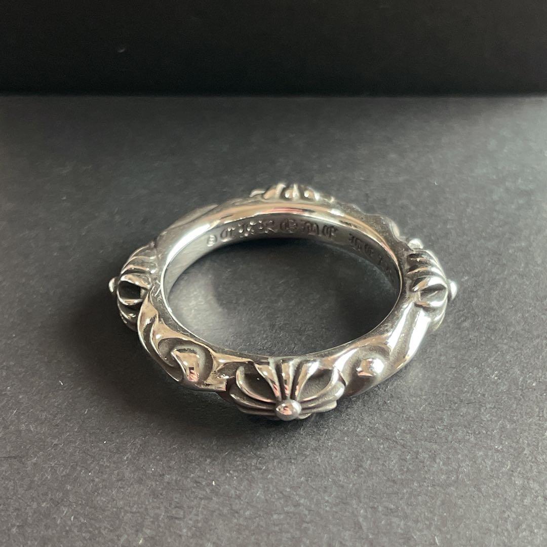 ノーブランド　クロス　SBTバンド　指輪　リング　silver９２５　２１号