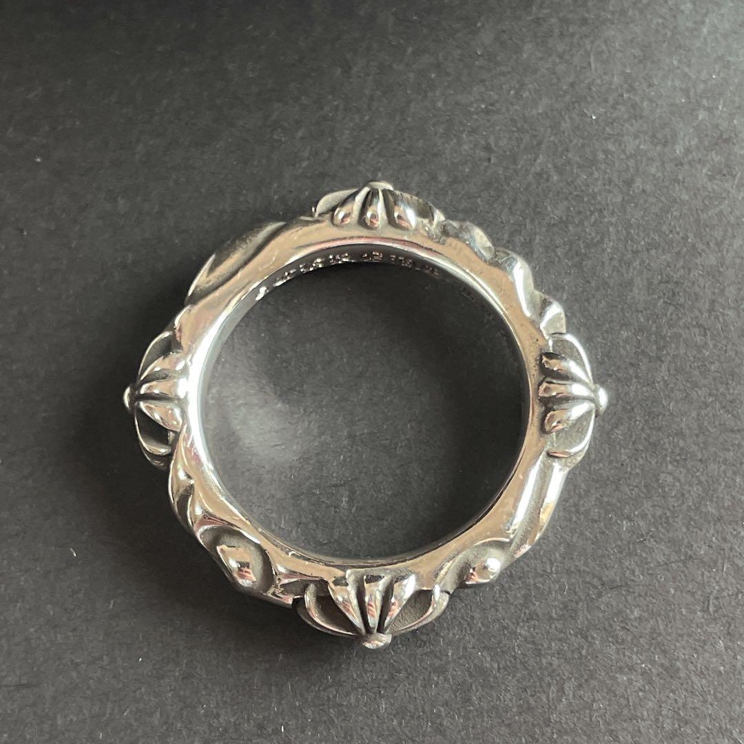 ノーブランド　クロス　SBTバンド　指輪　リング　silver９２５　２１号