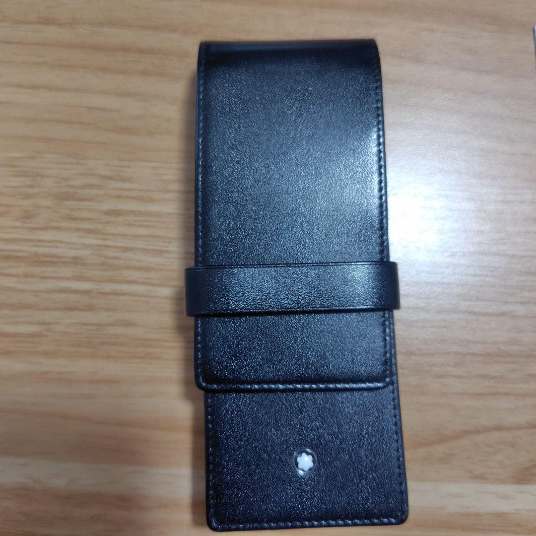まるこさま専用　モンブラン　3本挿し　ペンケース　ブラック