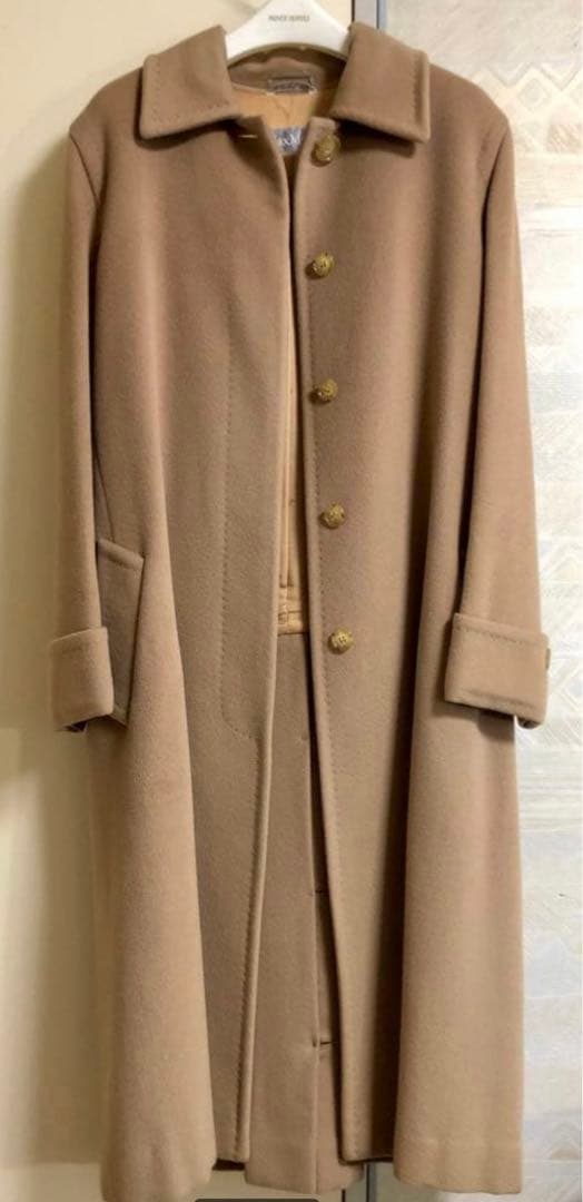 【美品】Max Mara ロングコート　サイズ40 キャメル　マックスマーラ