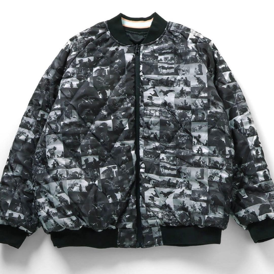 【新品】蓄光刺繍リバーシブルスカジャン M ゴジラ-1.0