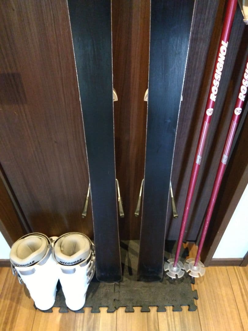 超お買い得‼️KAZAMA/レディース用/スキー３点セット/メンテ・WAX済み✔