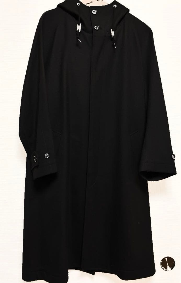 ［最終価格］コムデギャルソンオム ウールサージ　フーデッドコート