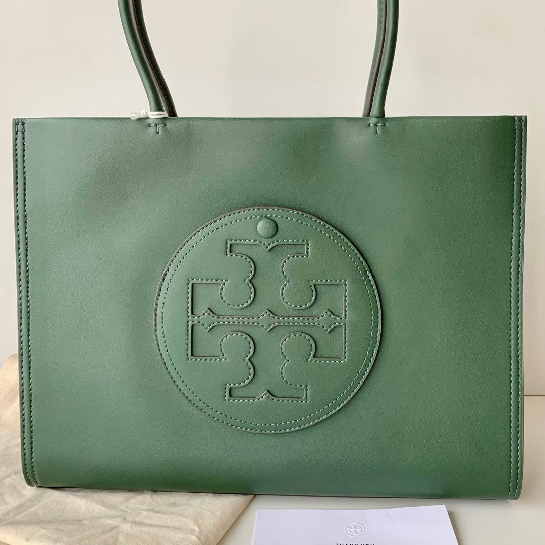 【TORY BURCH】トリーバーチ エラ バイオ トートバッグ グリーン 新品