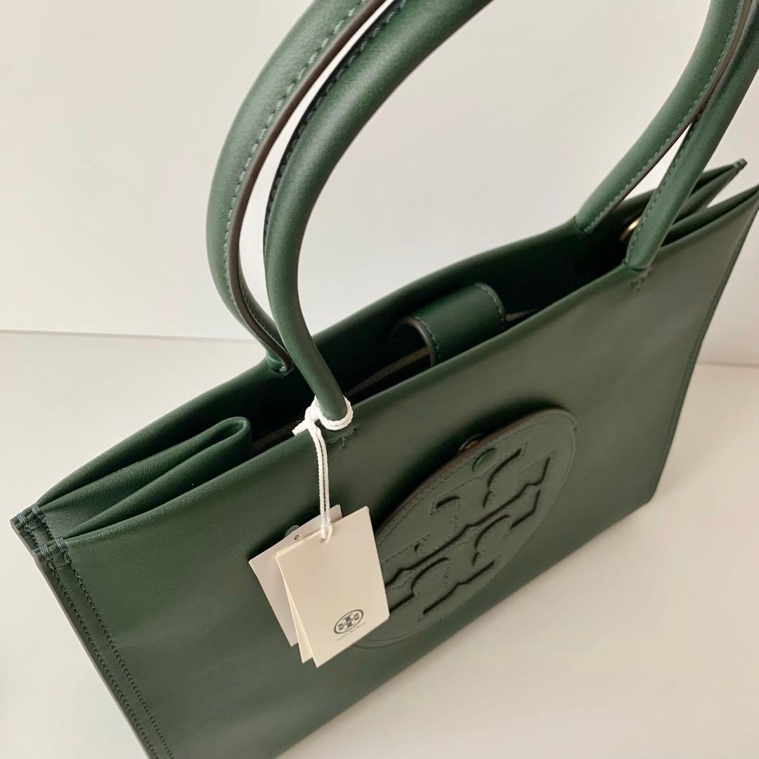 【TORY BURCH】トリーバーチ エラ バイオ トートバッグ グリーン 新品