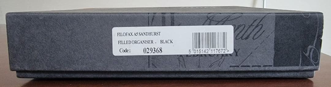 ファイロファックス製A5サイズシステム手帳　黒