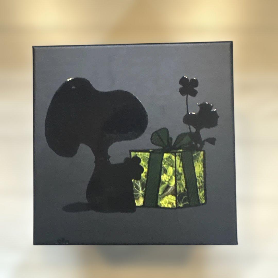 ニコライバーグマン スヌーピーのプリザーブドフラワー・ジャーニーブラック