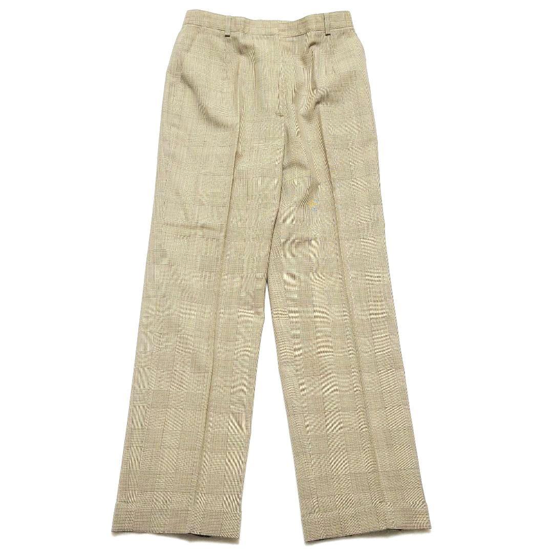 【美品】バーバリー　パンツ スーツセットアップ シングル 2B グレンチェック