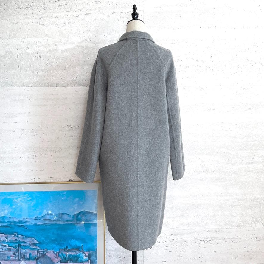 新品未使用タグ★HERMES★カシミヤダブルフェイス★ロングコート