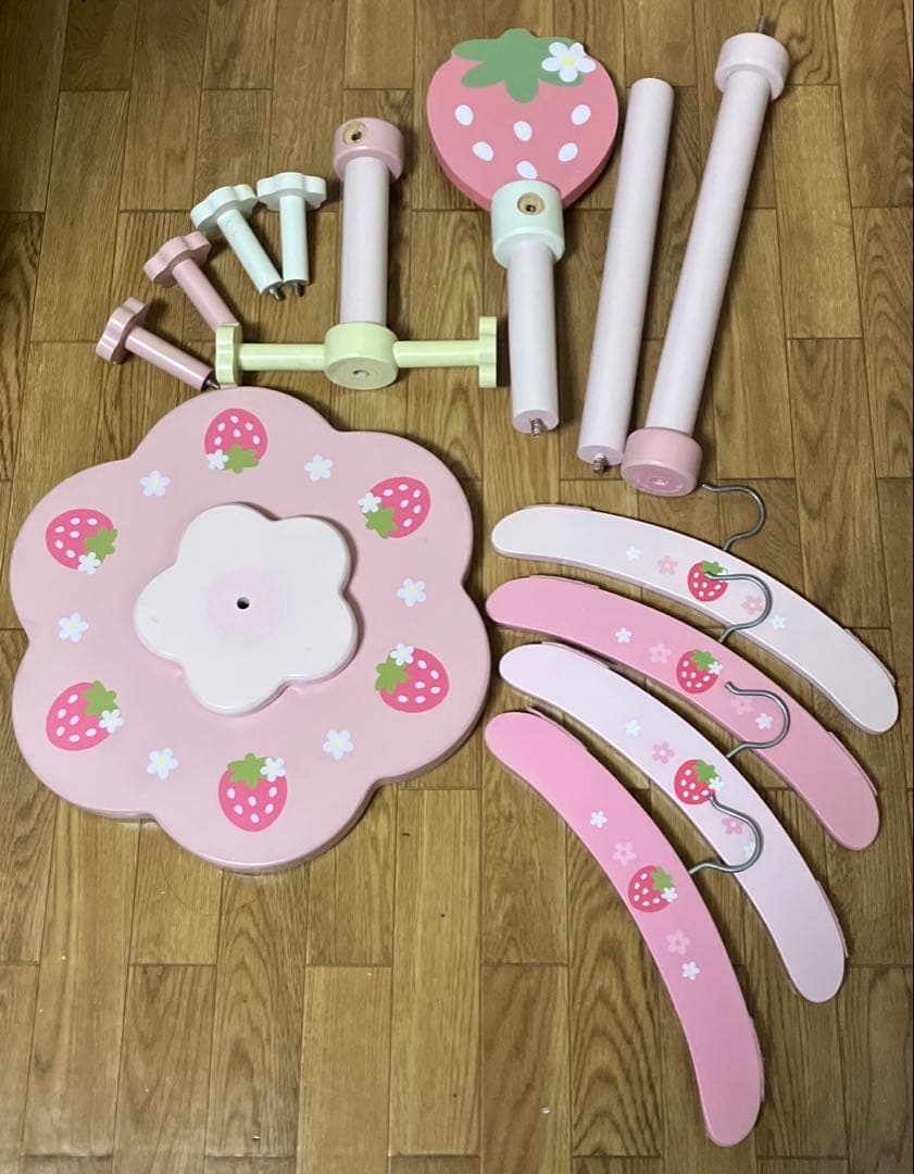 マザーガーデン 野いちごハンガースタンド　ハンガー付き