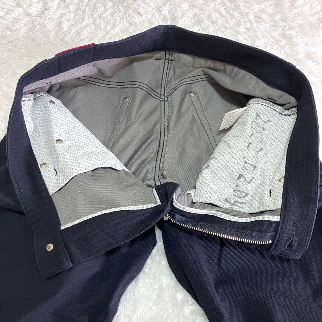 パーリーゲイツ ゴルフ パンツ　発熱 蓄熱 フィールサーモ ストレッチ ネイビー