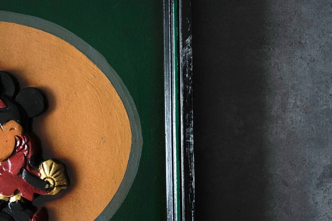 レア！珍品ウォルト・ディズニー ミッキーマウス 立体彫刻看板