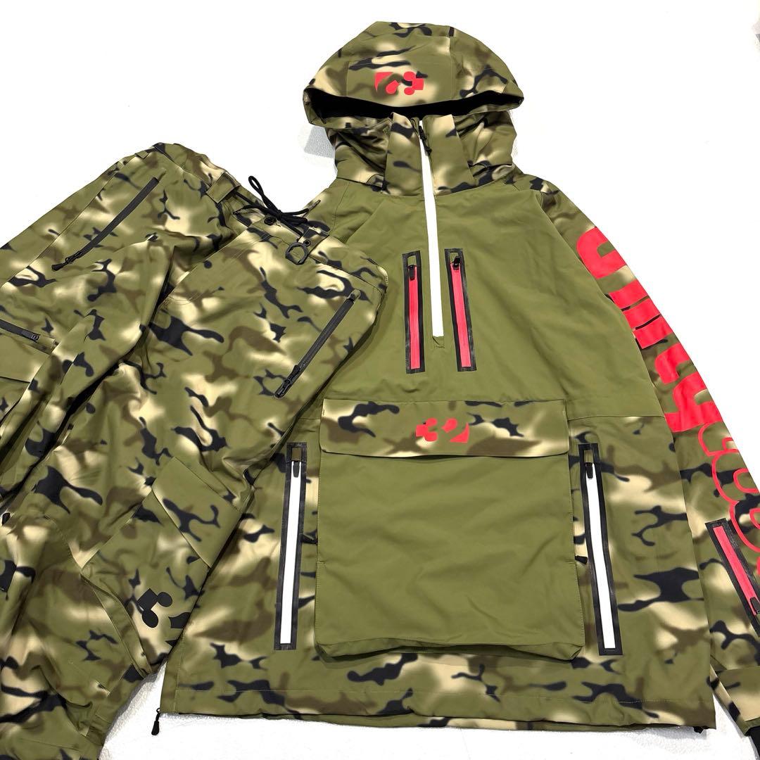 専用【極美品/XL】THIRTY TWO　スノボウェア　セットアップ　上下　カモ