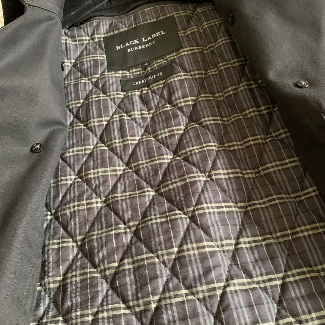 美品✨BURBERRY BLACK LABEL ライナー付きトレンチコート 黒