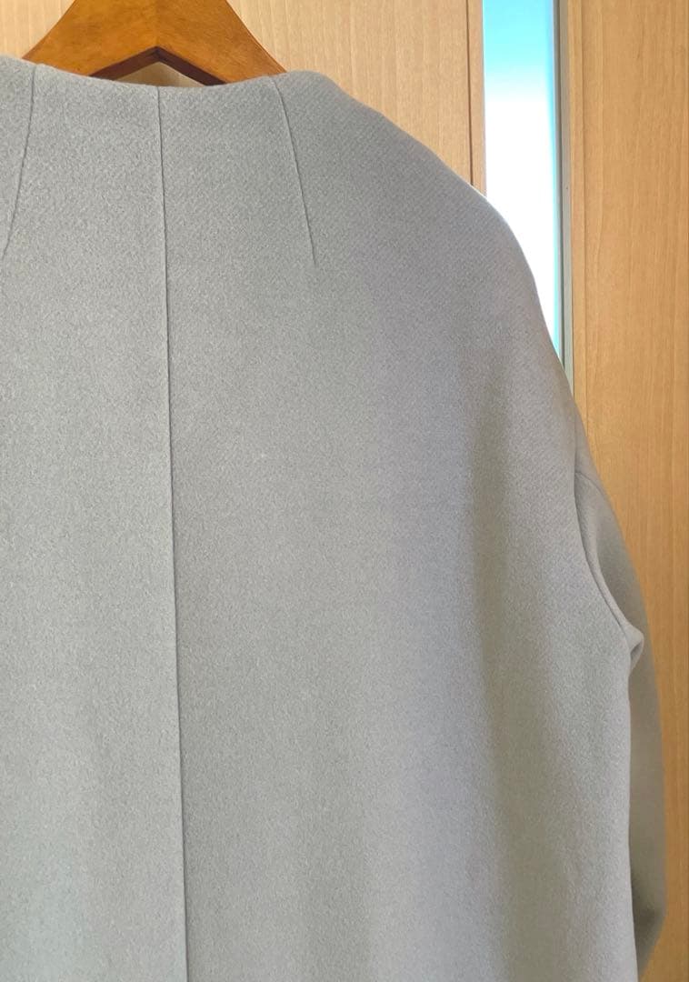 ☆極美品☆ イエナ 定価48,400円 MANTECOノーカラーコート 34