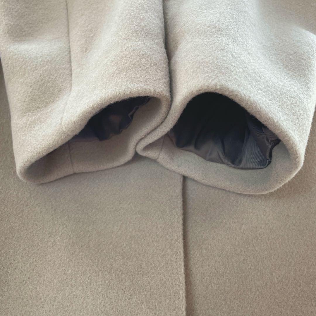 ☆極美品☆ イエナ 定価48,400円 MANTECOノーカラーコート 34