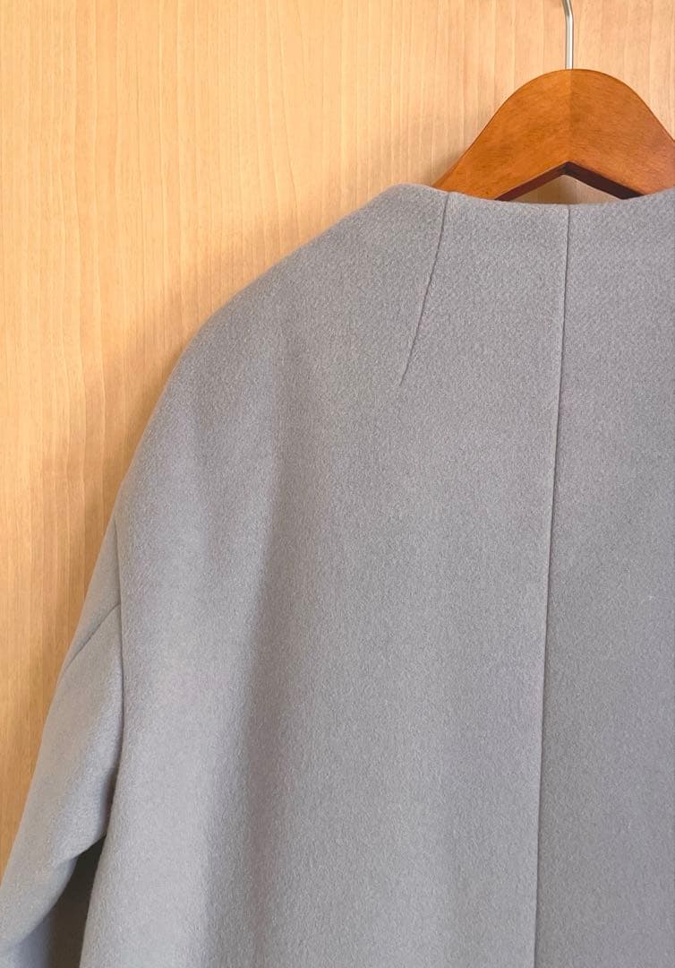 ☆極美品☆ イエナ 定価48,400円 MANTECOノーカラーコート 34