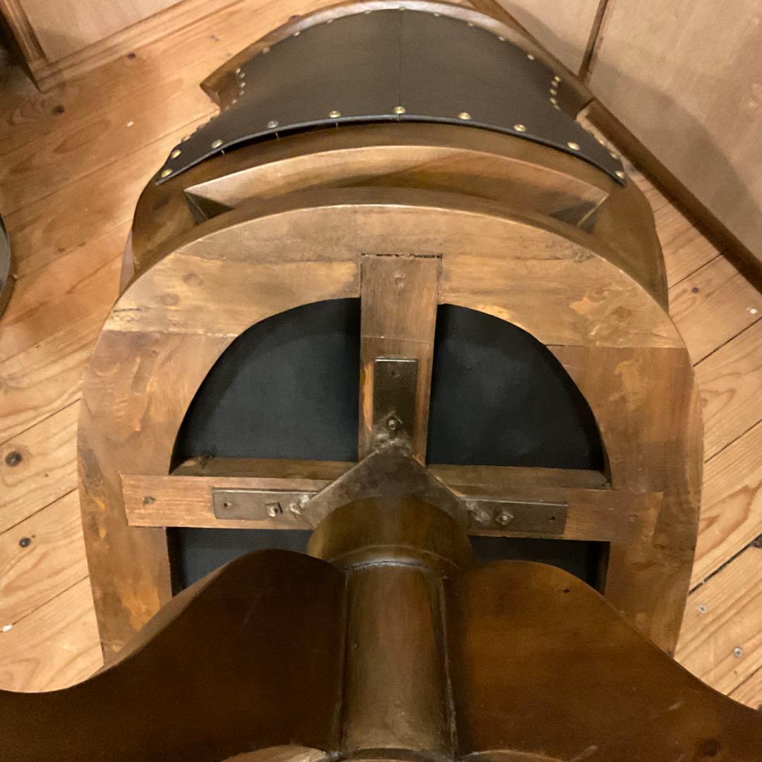 回転チェア ヴィンテージ オフィスチェア 木製 デスクチェア 椅子 レトロl