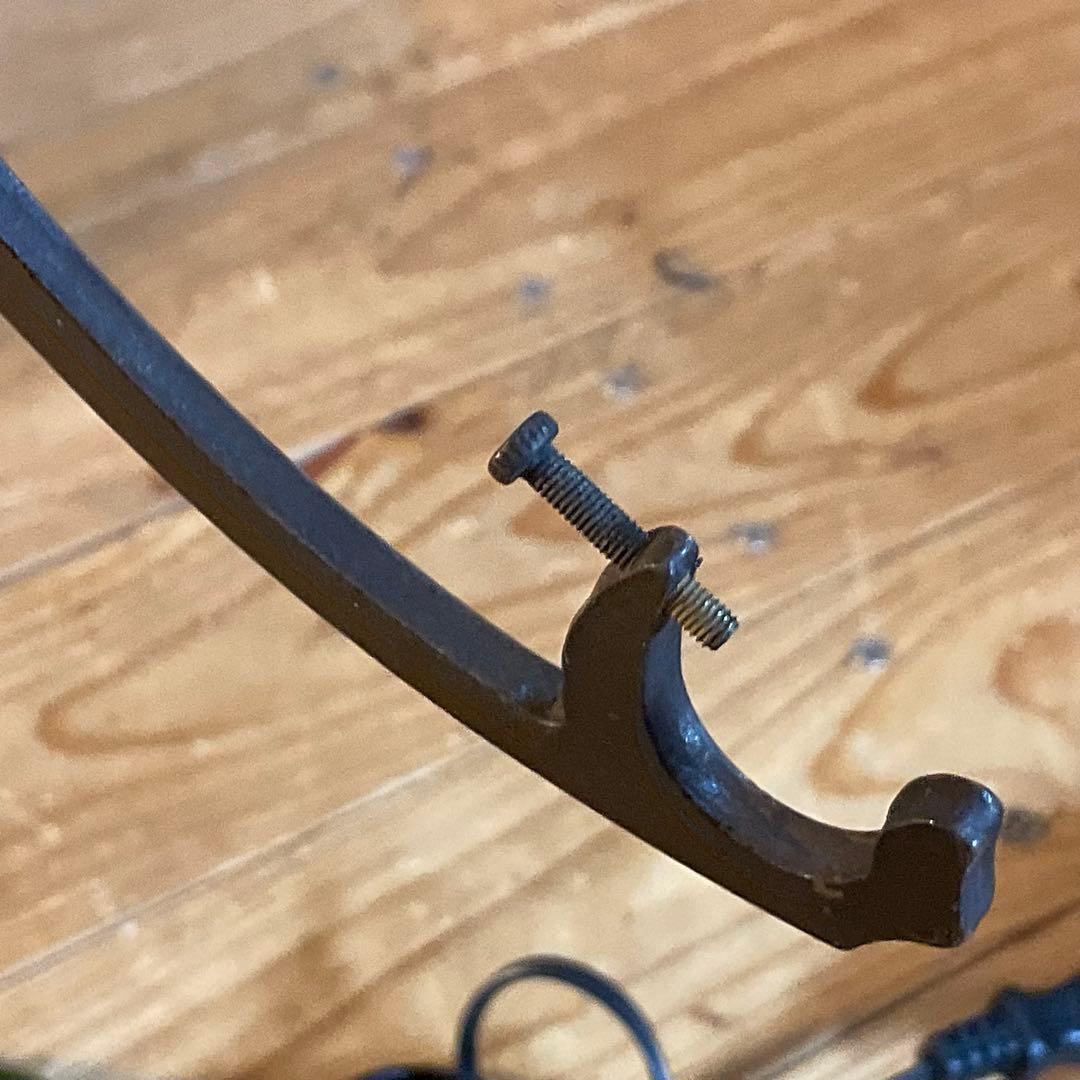 エミール ガレ風ランプ 大型 スタンドライト アンティーク ヴィンテージ 2灯