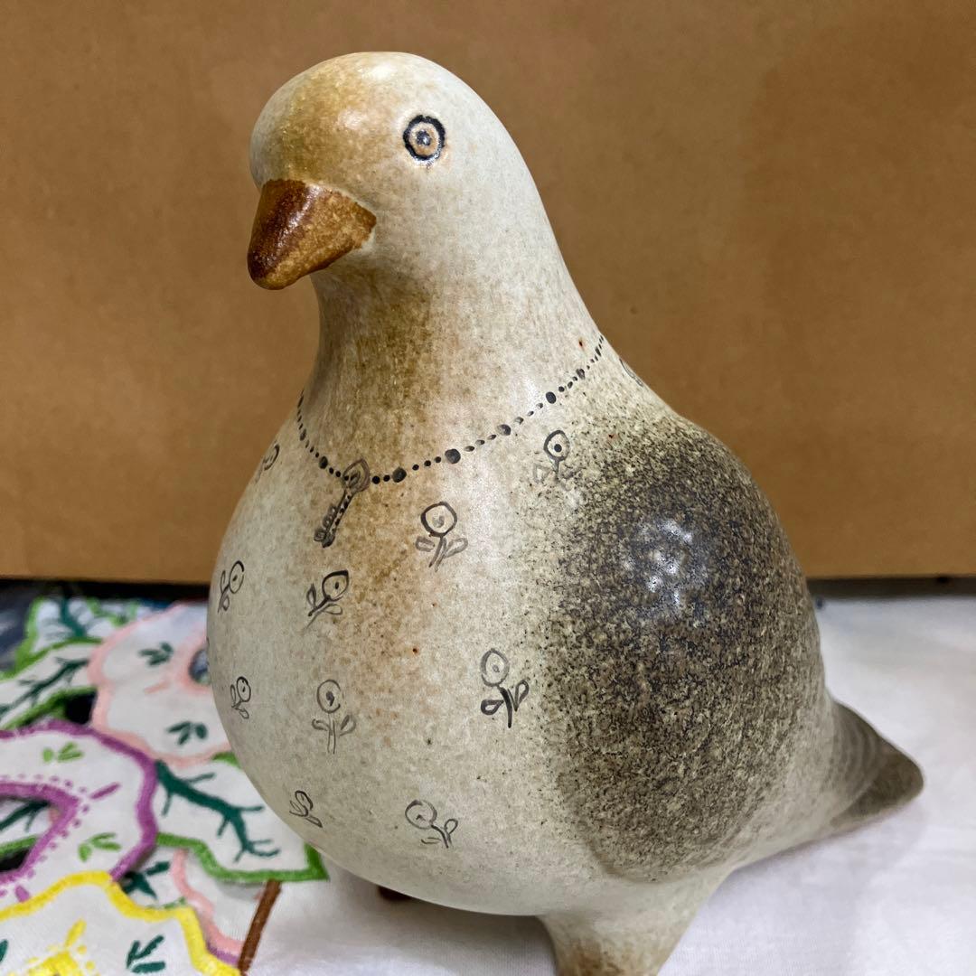 RENリサラーソン　皆川明　コラボ　鳩　Pigeon 置物
