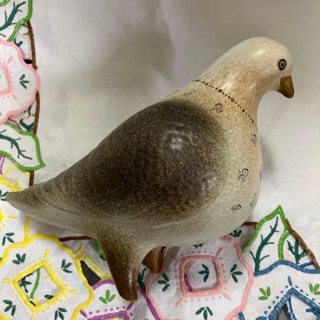 RENリサラーソン　皆川明　コラボ　鳩　Pigeon 置物