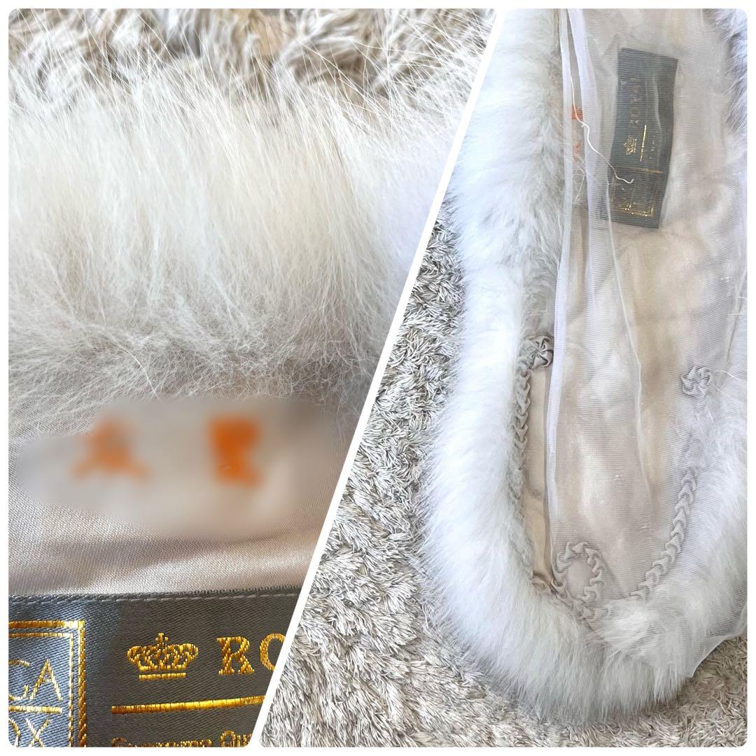 タグ付⭐︎SAGA FOX サガ ロイヤル フォックスファー ショール 成人式 白