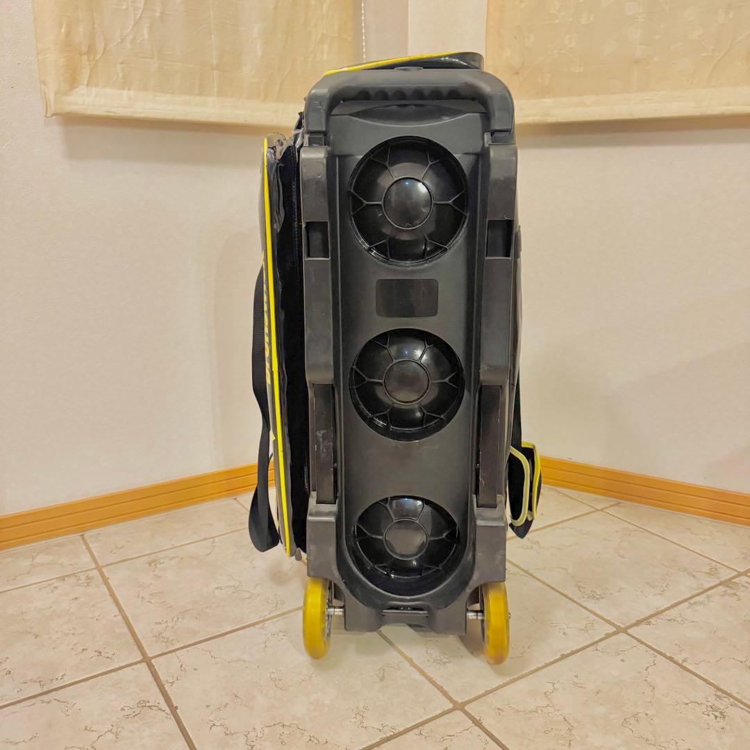 【極美品】Brunswick 3個用 キャディタイプ ボウリングバッグ ローラー