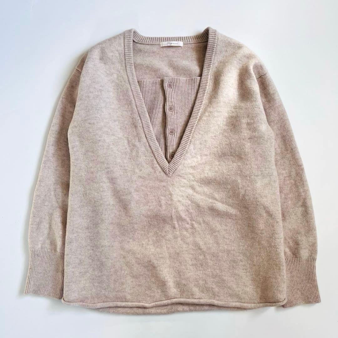 Plage プラージュ WO レイヤードニット セットアップ 2022AW