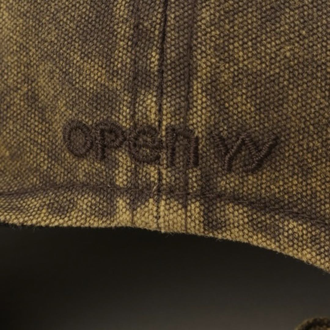 OPEN YY 韓国限定キャップ イエローブラウン 人気カラー 正規品