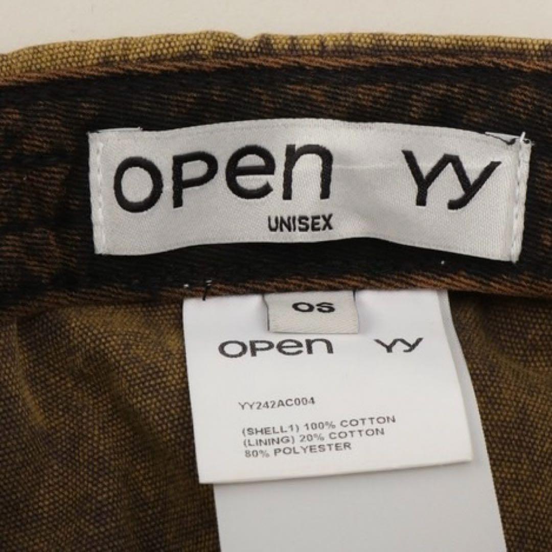 OPEN YY 韓国限定キャップ イエローブラウン 人気カラー 正規品
