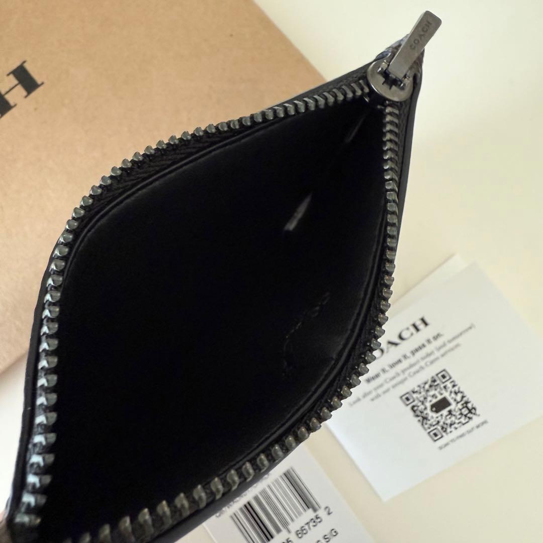 COACH コーチ　小銭入れ財布　カードケース シグネチャー　チョーク　ホワイト