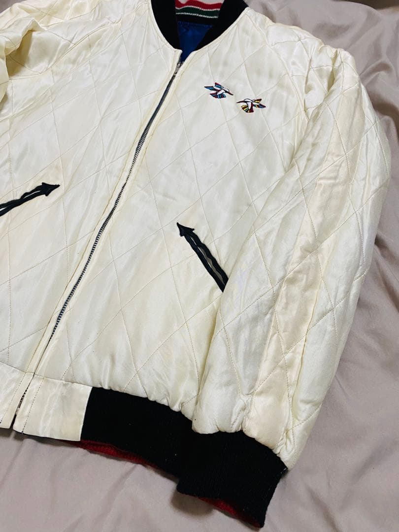 テーラー東洋 tr pen スカジャン 限定鳥 ２面用 unisex レーヨン