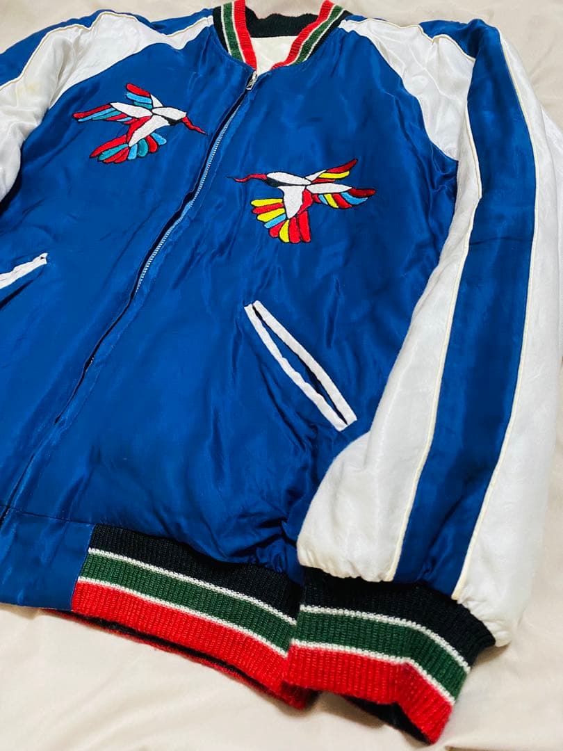 テーラー東洋 tr pen スカジャン 限定鳥 ２面用 unisex レーヨン