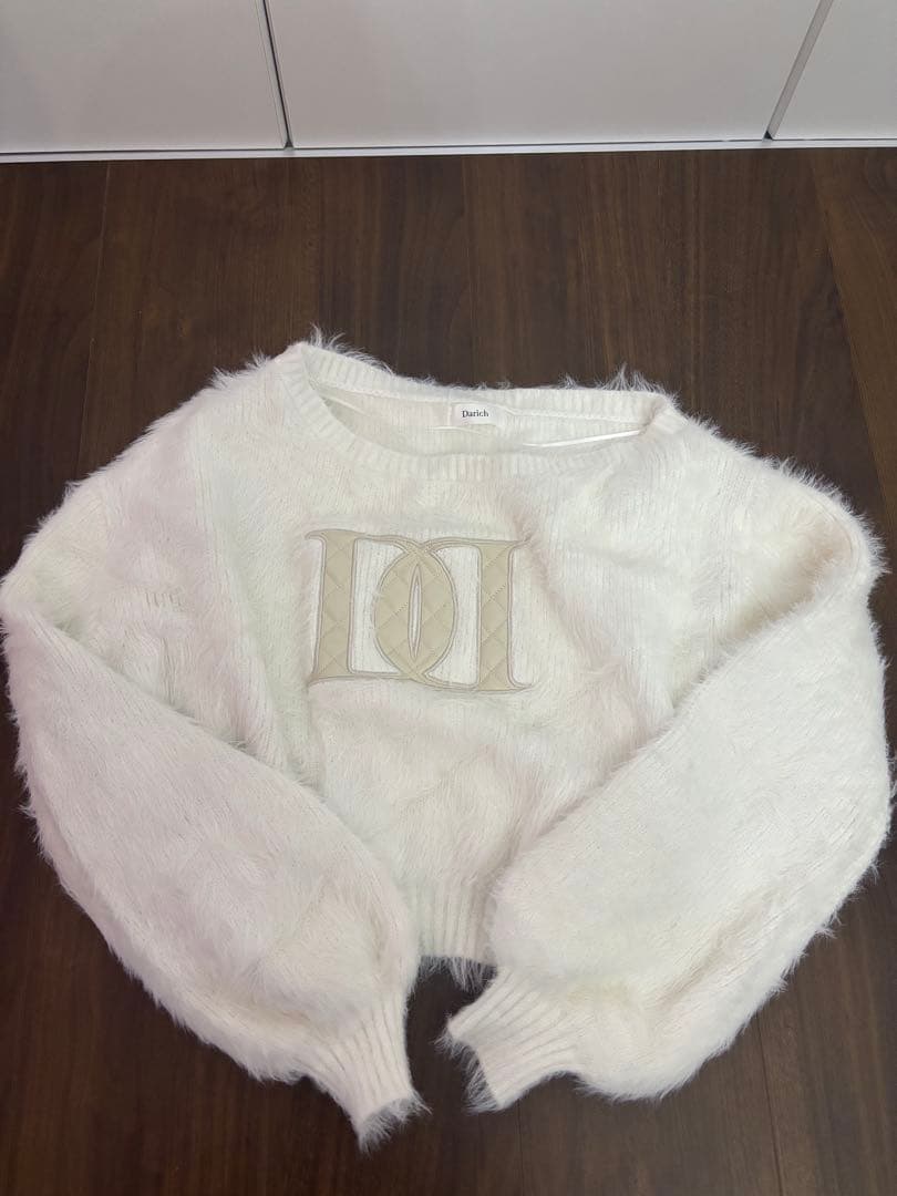 Darich DDロゴワンショルニットトップス